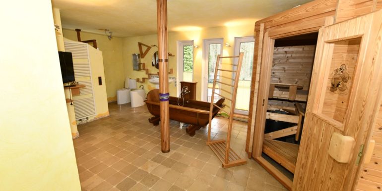 Spa-Bereich im Obergeschoss