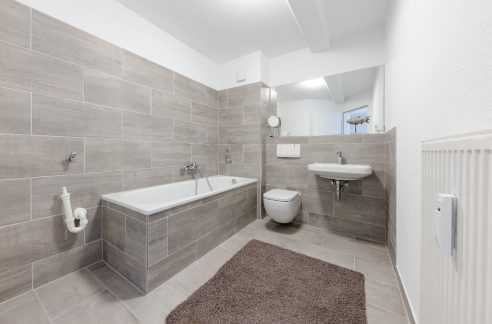 Badezimmer-Musterwohnung