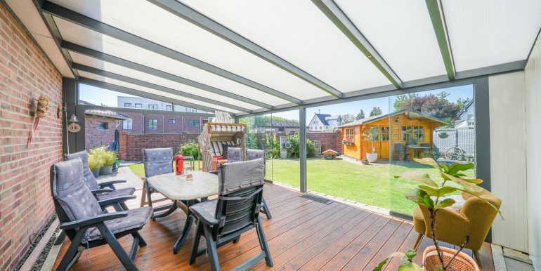 Überdachte Terrasse