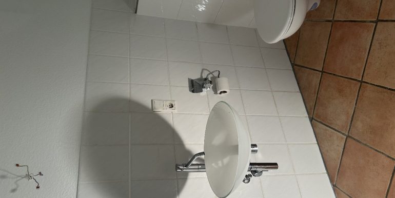 Toilette im Duschbad