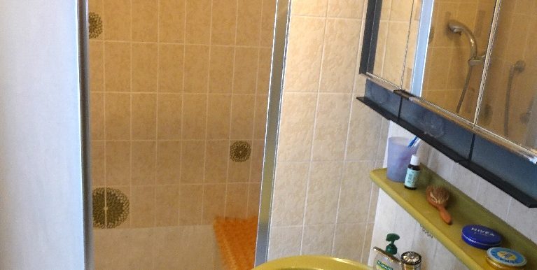Das Duschbad neben dem Schlafzimmer