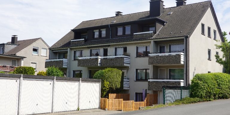 Hausrückansicht + Garagen