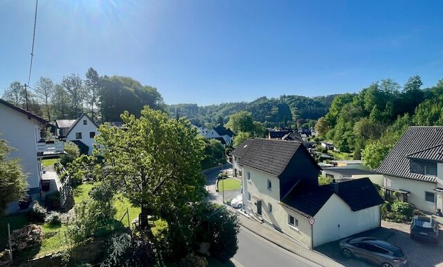 Blick vom Balkon