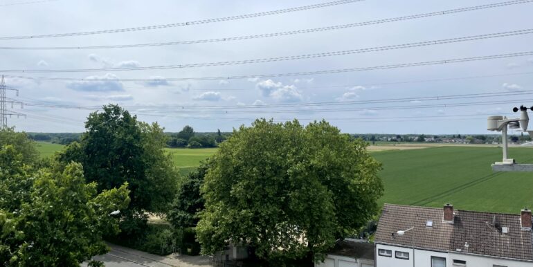 Blick vom Balkon