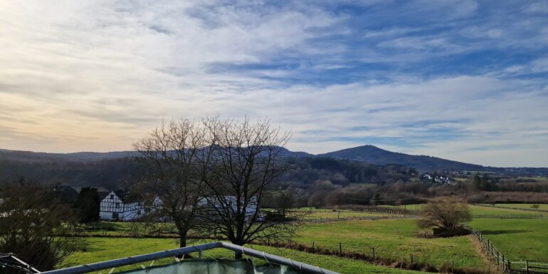 Blick vom Balkon