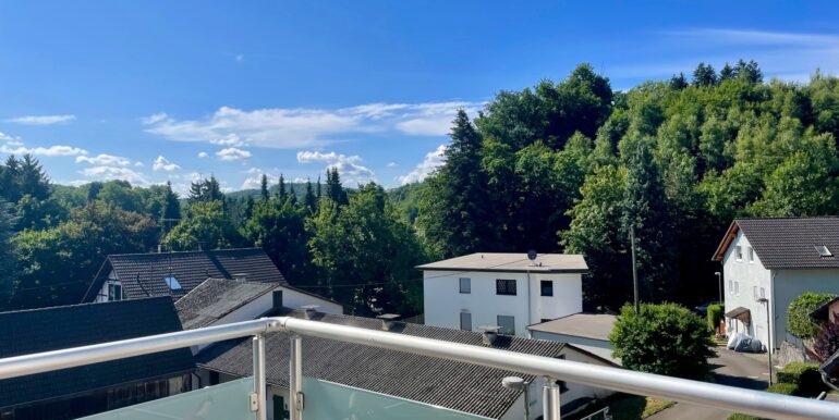 Ausblick vom Balkon