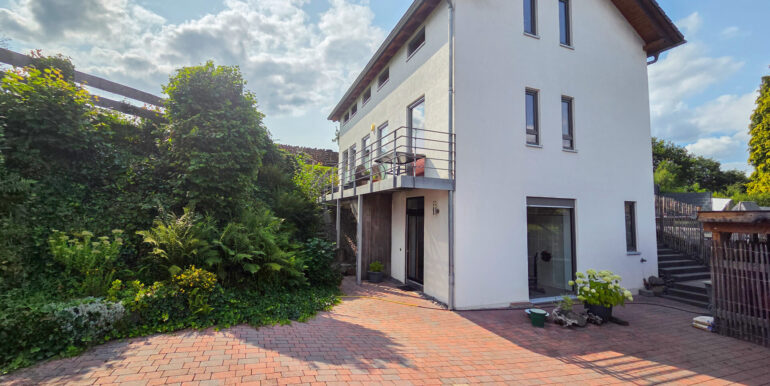Blick aufs Haus