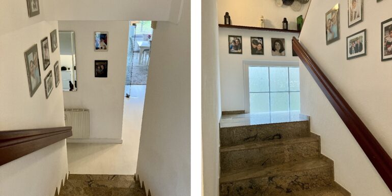 innenliegende Treppe