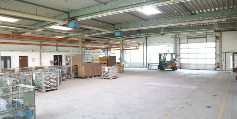 Die ca. 482 m² Werkshalle