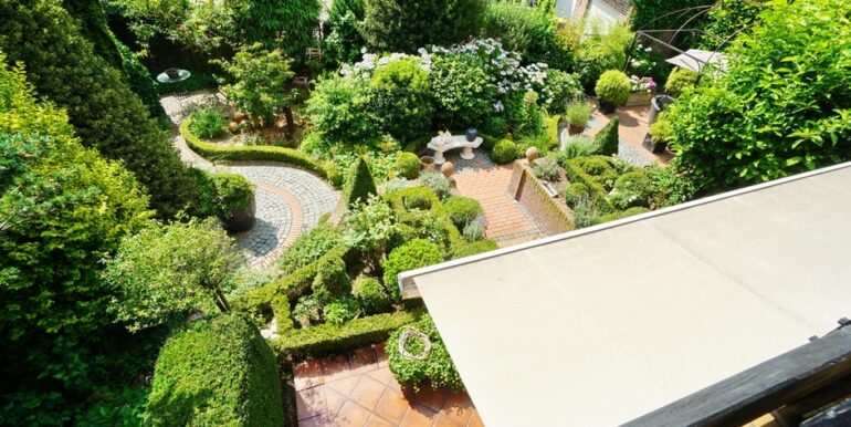 Blick vom Balkon