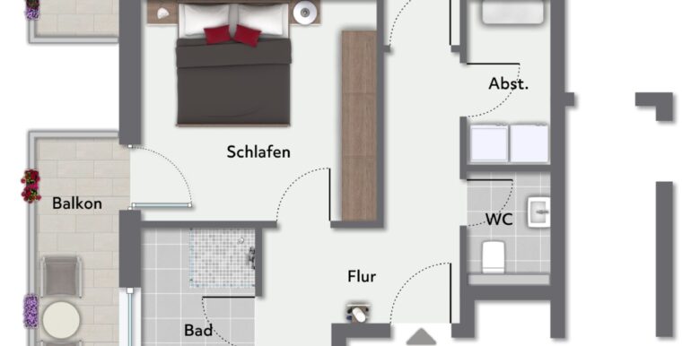 Raumaufteilung