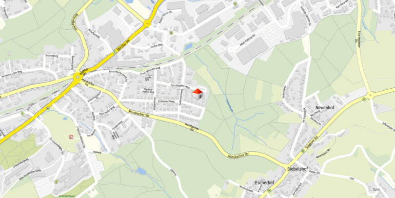 Geolyzer Kartenausschnitt