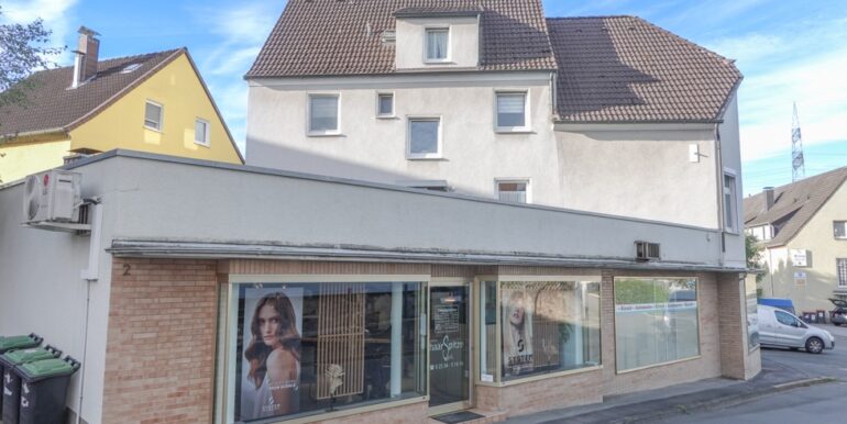 Erdgeschoss-Anbau mit Gewerbefläche