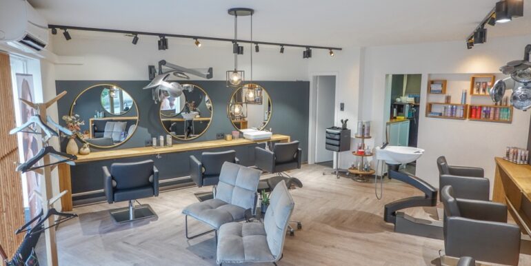 Der Friserusalon im Anbau