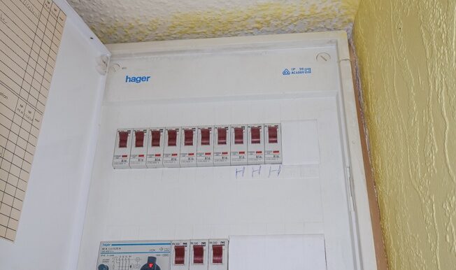 Modernisierte Unterverteilung