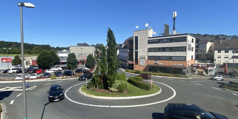 Blick zur B 62 (Wilhelmstraße)