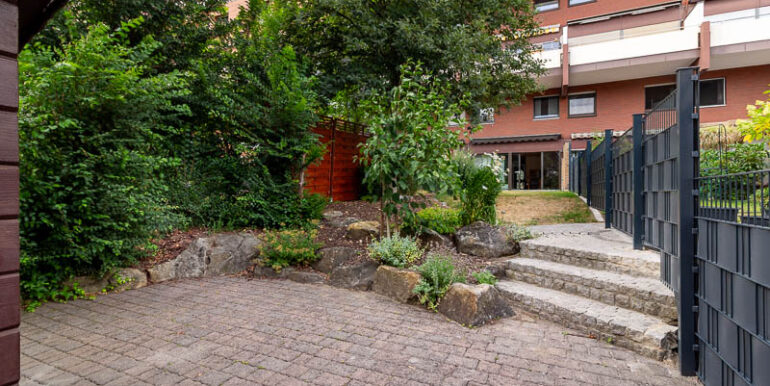 Perfekter Platz für Gartenfeste und Spielmöglichkeiten.