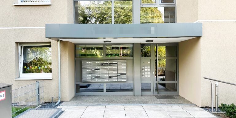 erneuerter Eingangsbereich