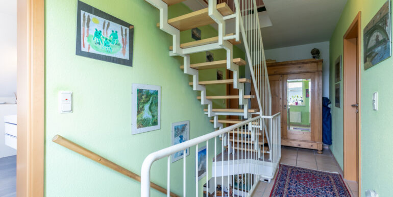 Treppe zum Spitzboden