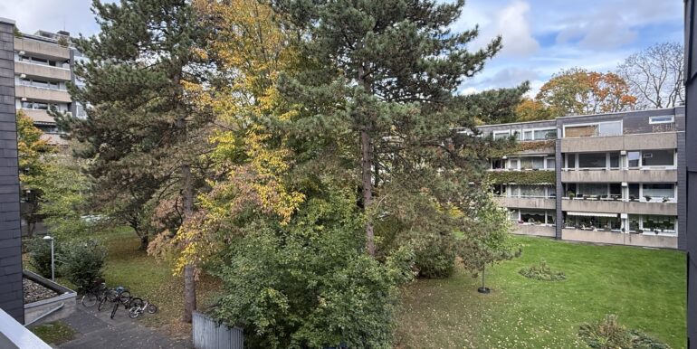 Blick in die Wohnanlage