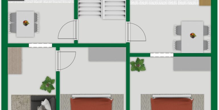 Grundriss-Skizze Obergeschoss