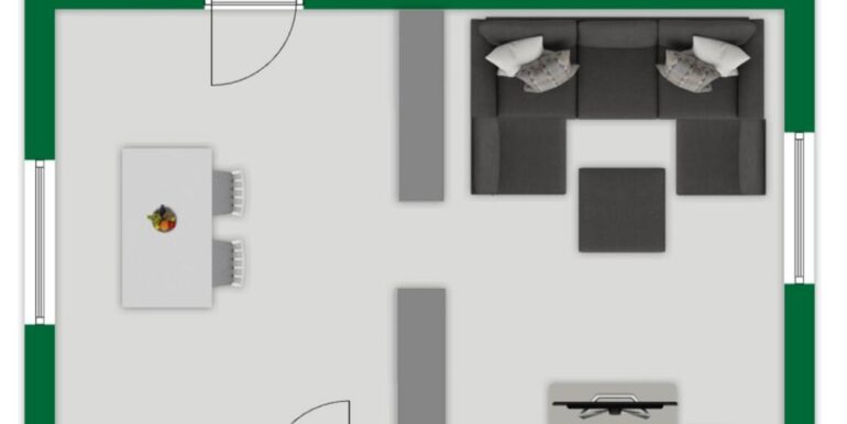 Grundriss-Skizze Erdgeschoss