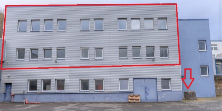 Rückansicht mit zweitem Zugang