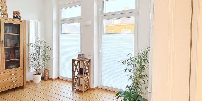 Zwewifacher Zugang auf die Terrasse