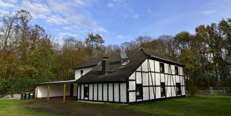 Ansicht von der Einfahrt