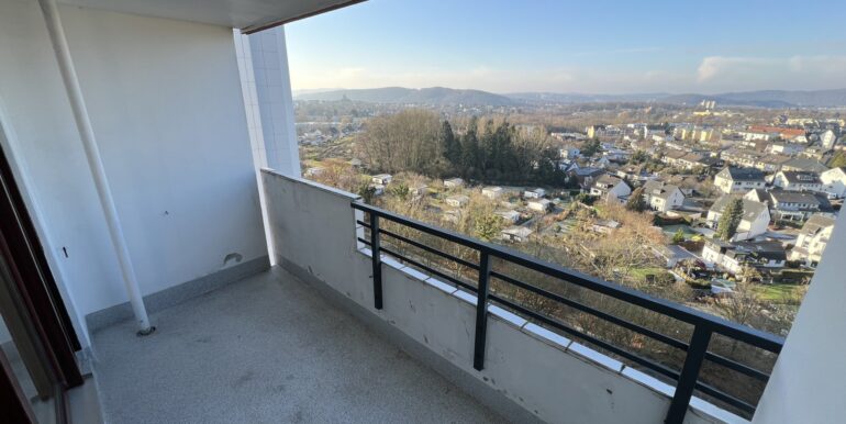 Die Loggia mit toller Weitsicht