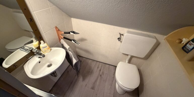 Gäste-WC im Dachgeschoss