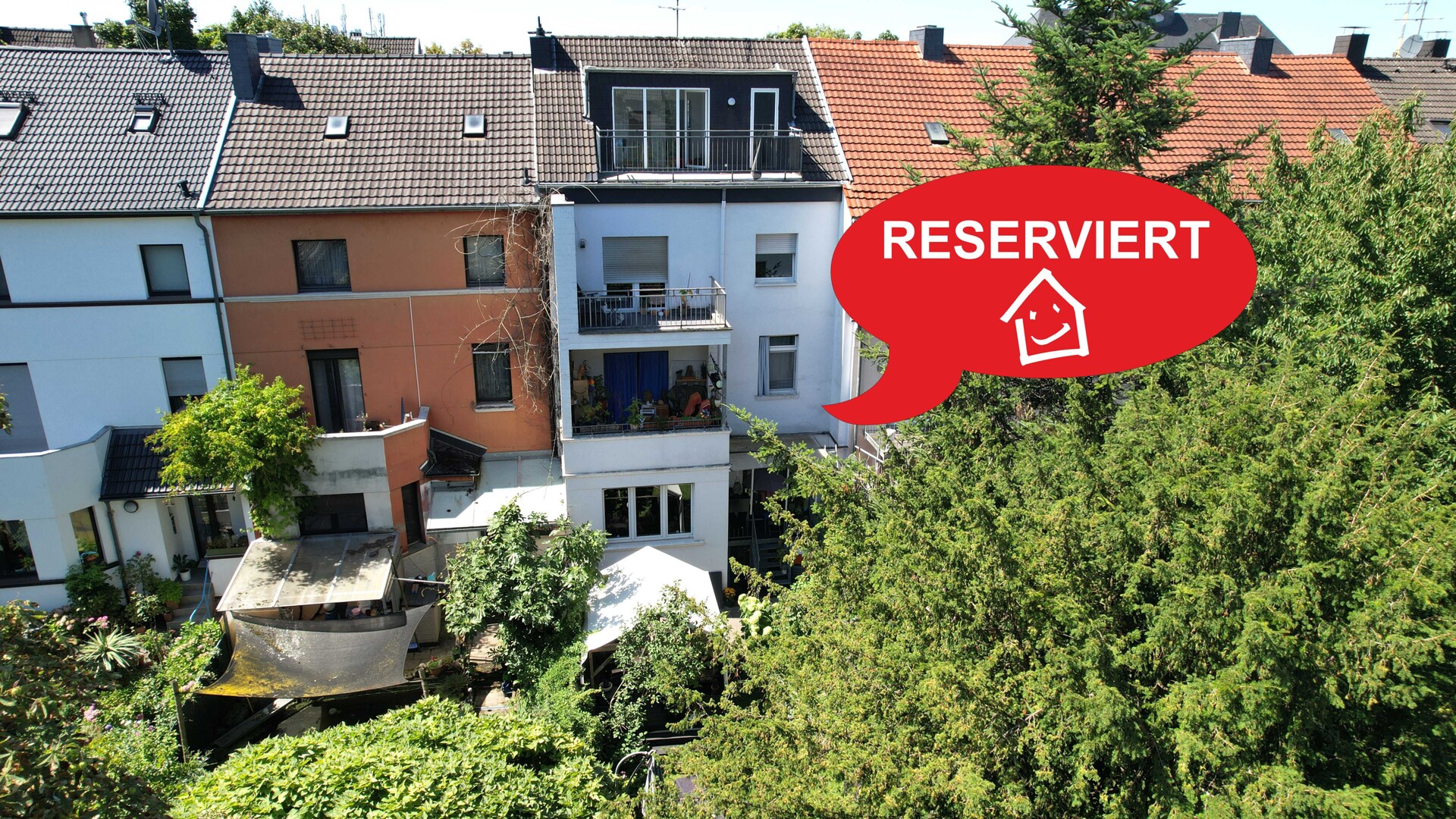 Vermietete 3-Zimmerwohnung mit großem Garten und Balkon in Leverkusen-Opladen!