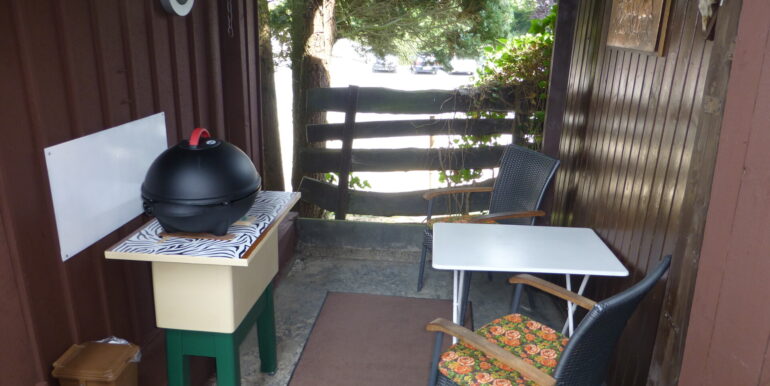 Überdachter Sitzplatz