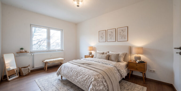 Schlafzimmer KI generiert