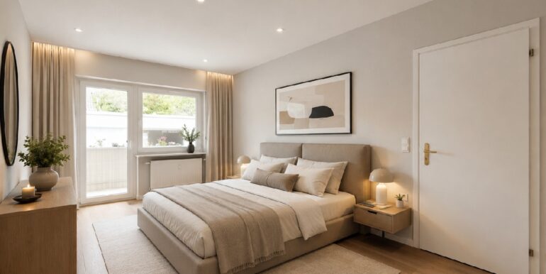 Schlafzimmer (KI-generiert)