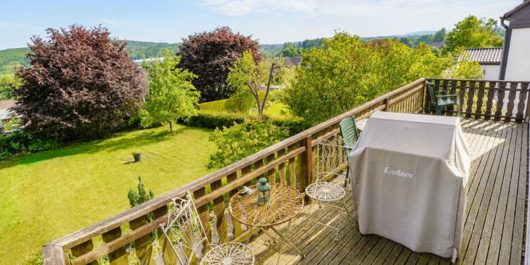 Ausblick vom Balkon