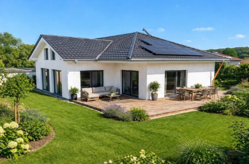 Die Terrasse ist  noch nicht fertig gestellt (Vorschlag)
