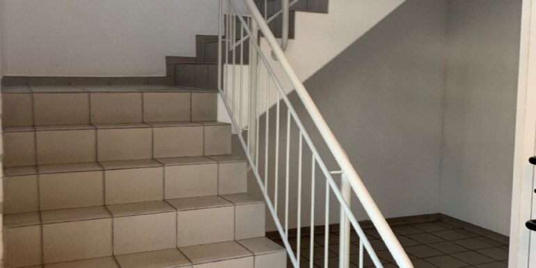 gepflegtes Treppenhaus Zugang zur Mietfläche