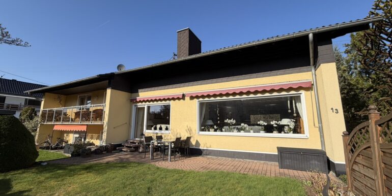 Blick zur Terrasse