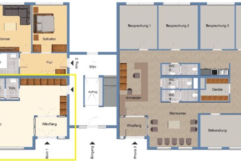 Haus 10 -Grundriss Erdgeschoss