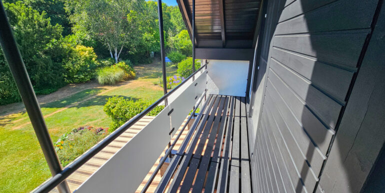 Balkon zur Gartenseite