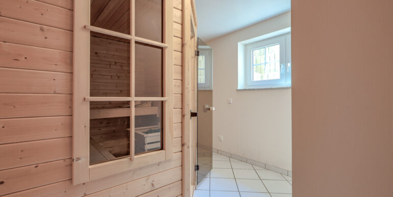 Sauna Untergeschoss
