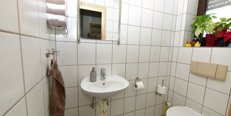 Gäste-WC im Erdgeschoss