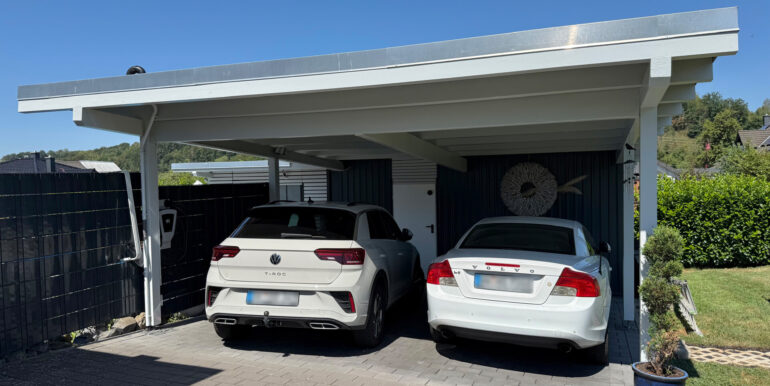 Doppelcarport mit PVA