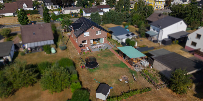 Luftansicht Garten