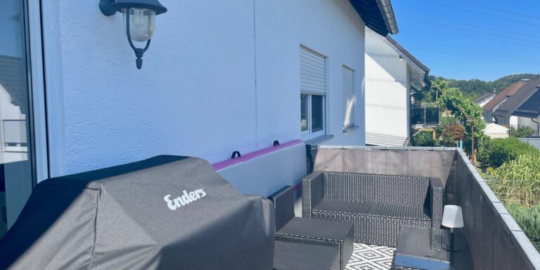 Balkon als Verlängerung des Wohnzimmers