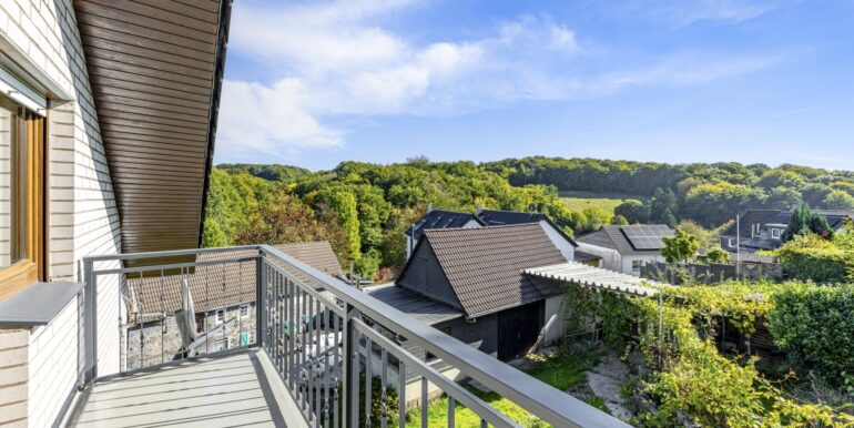 Blick vom Balkon