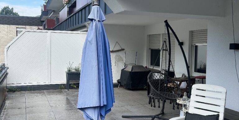 Teil der großen Dachterrasse