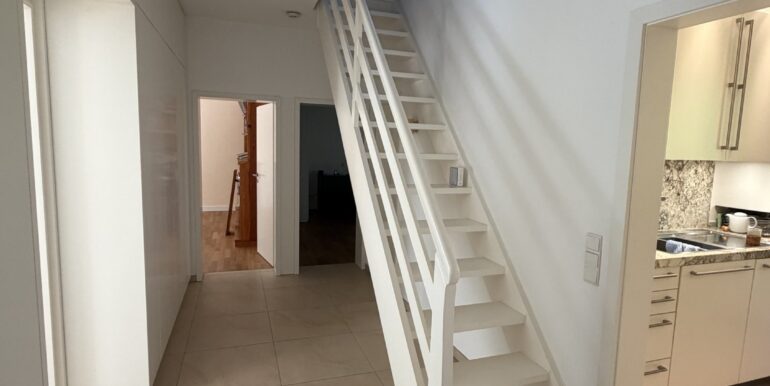 Treppe zum Dachheschoss