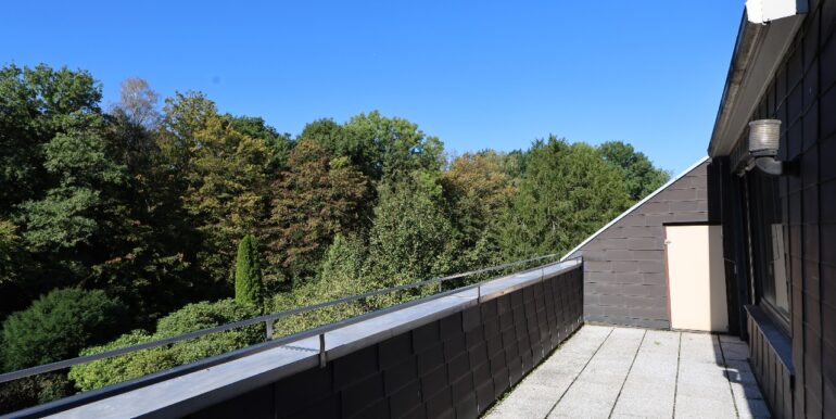 Dachloggia mit Blick ins Grüne